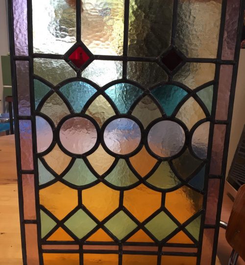 De ramen waren erg leuk om te restaureren, omdat het zo veel vormen had.