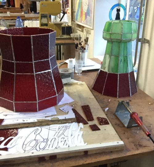 Het grote lichaam van de fles was relatief makkelijk.